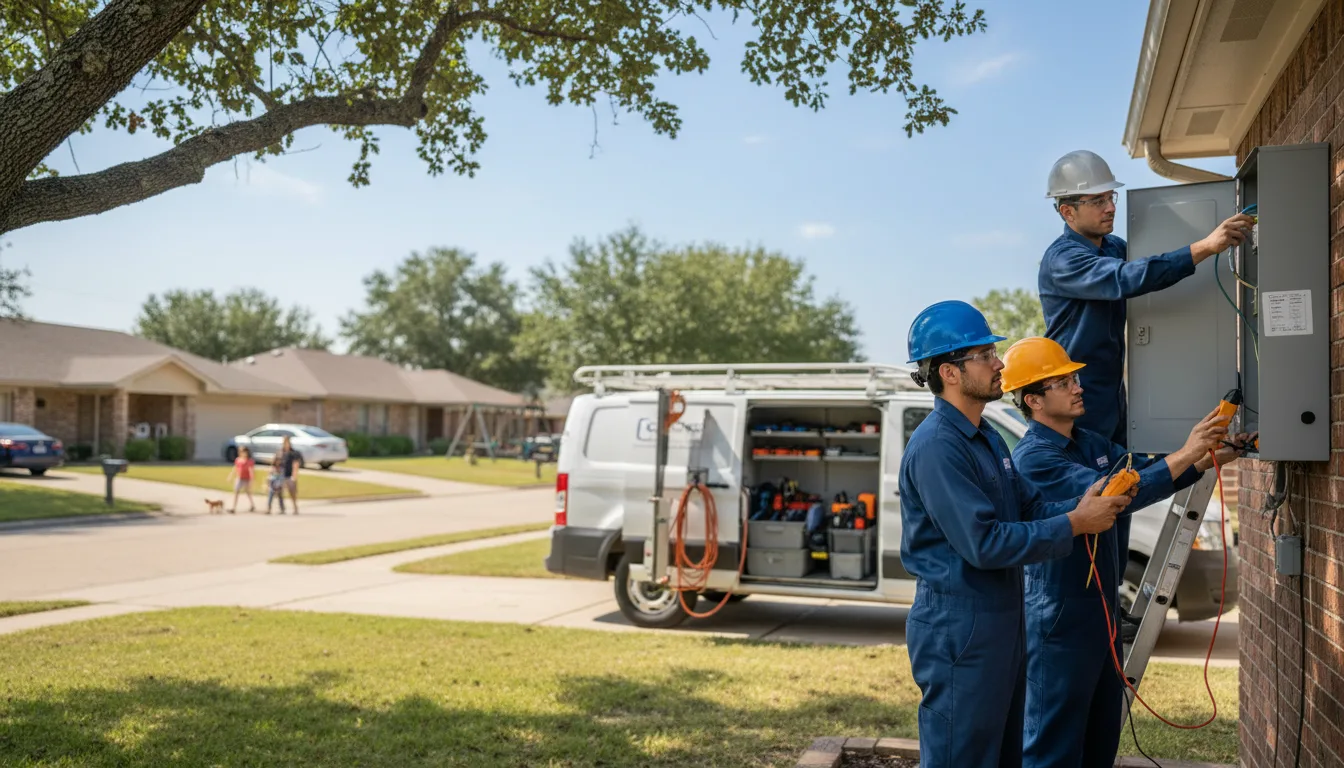 Certified electrician providing emergency electrical services in Climax, MI